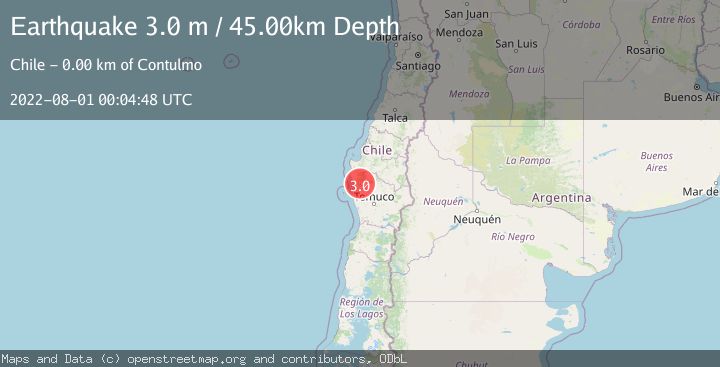 Map of BIO-BIO, CHILE
