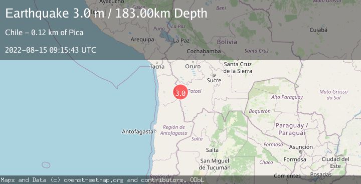 Map of POTOSI, BOLIVIA