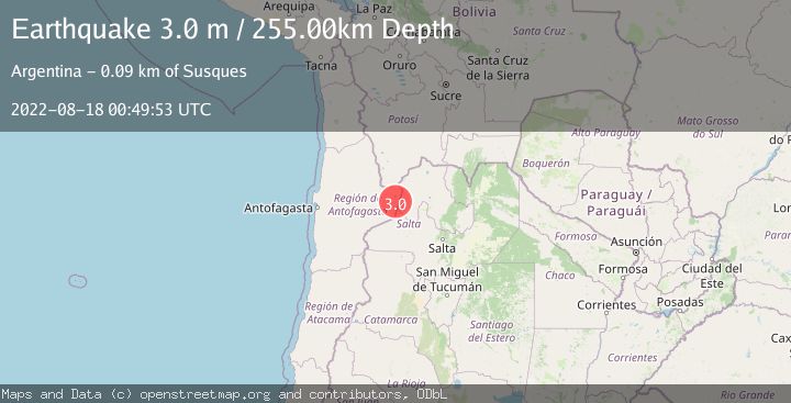 Map of ANTOFAGASTA, CHILE