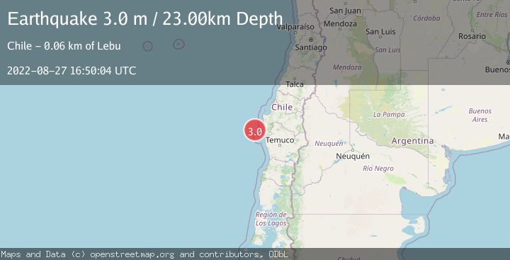 Map of OFFSHORE BIO-BIO, CHILE
