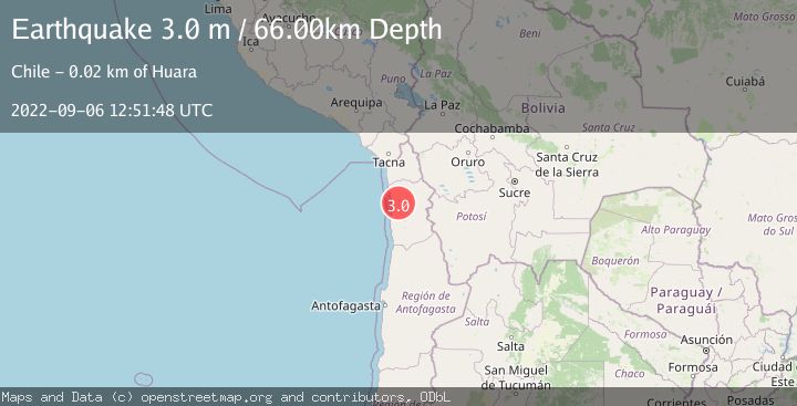 Map of TARAPACA, CHILE