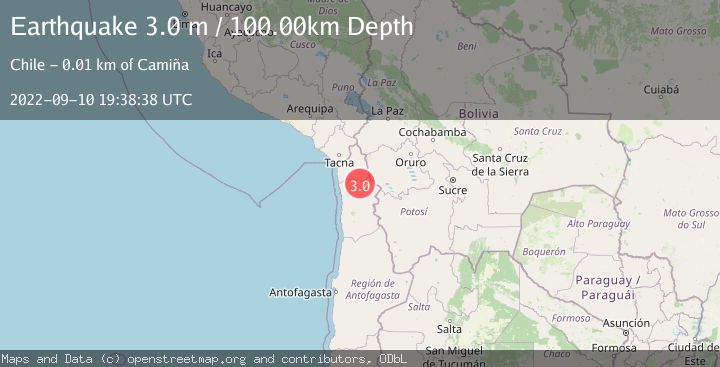 Map of TARAPACA, CHILE