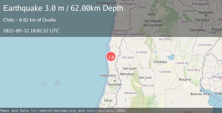 Map of COQUIMBO, CHILE