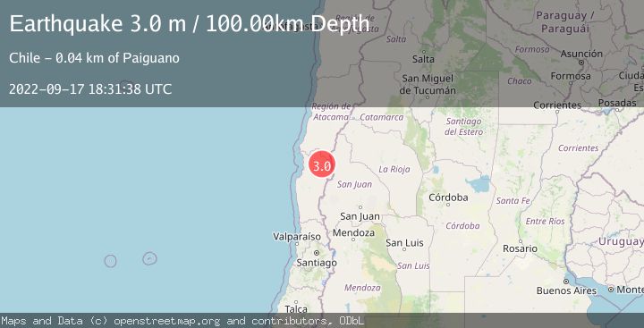 Map of COQUIMBO, CHILE