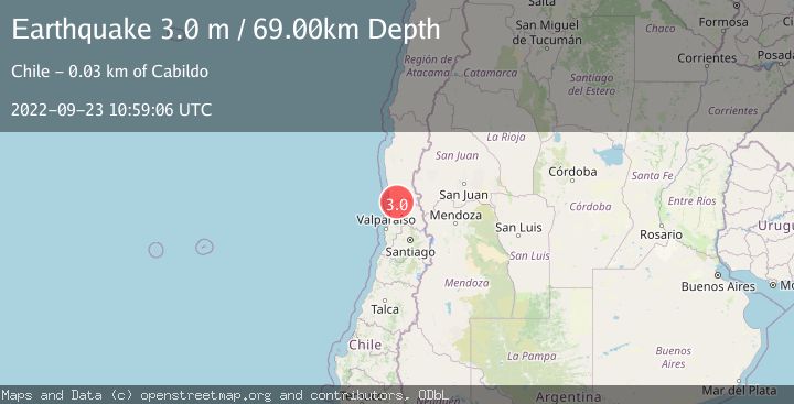 Map of VALPARAISO, CHILE