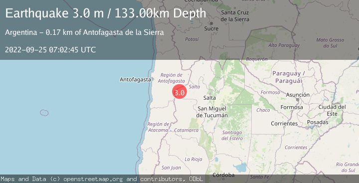 Map of SALTA, ARGENTINA