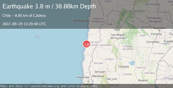 Map of OFFSHORE ATACAMA, CHILE