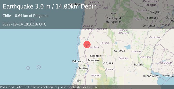 Map of COQUIMBO, CHILE