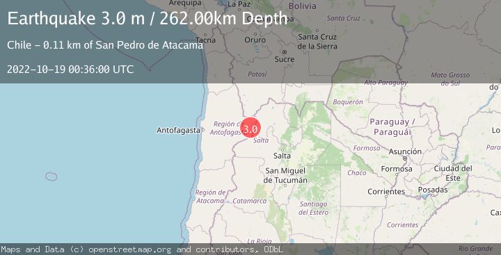 Map of ANTOFAGASTA, CHILE