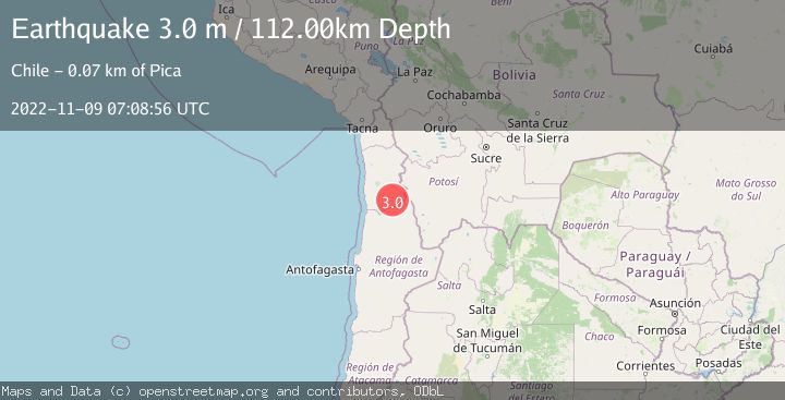 Map of TARAPACA, CHILE