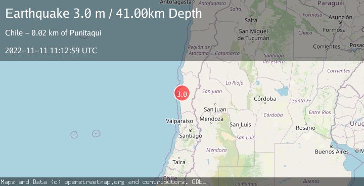 Map of COQUIMBO, CHILE