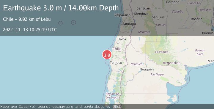 Map of OFFSHORE BIO-BIO, CHILE