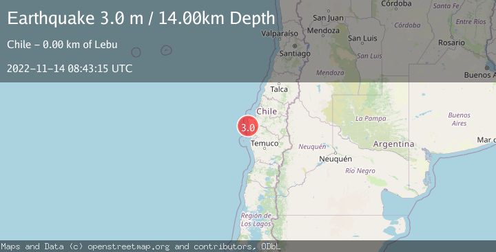 Map of BIO-BIO, CHILE