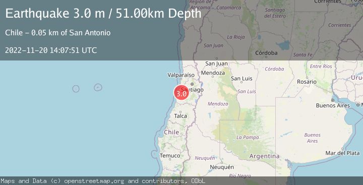 Map of REGION METROPOLITANA, CHILE