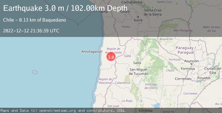 Map of ANTOFAGASTA, CHILE