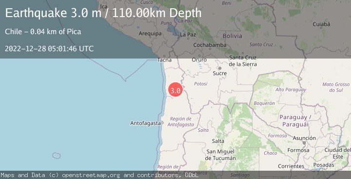 Map of TARAPACA, CHILE