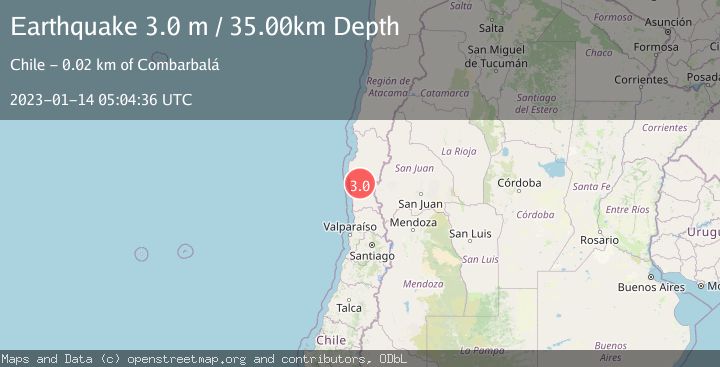 Map of COQUIMBO, CHILE
