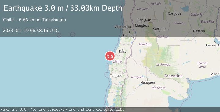 Map of OFFSHORE BIO-BIO, CHILE