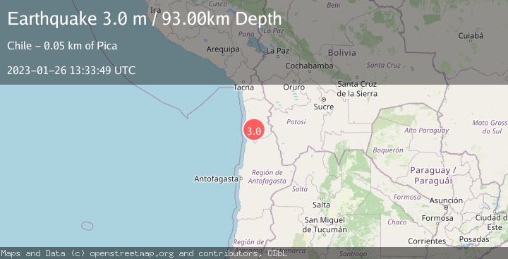 Map of TARAPACA, CHILE
