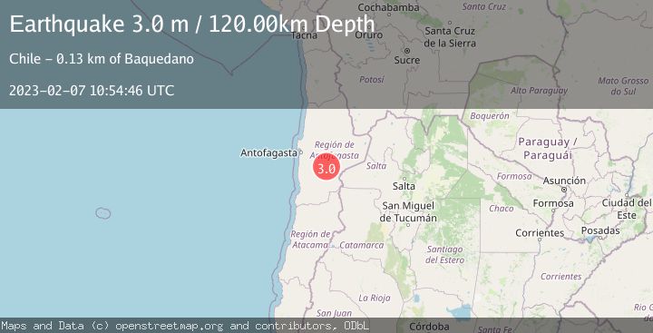 Map of ANTOFAGASTA, CHILE