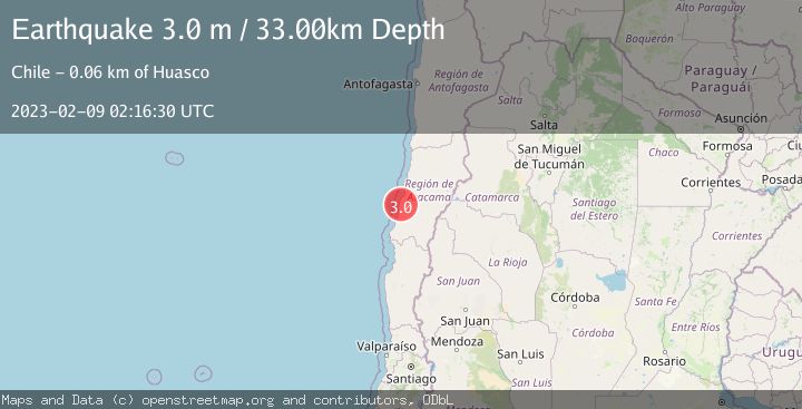 Map of ATACAMA, CHILE