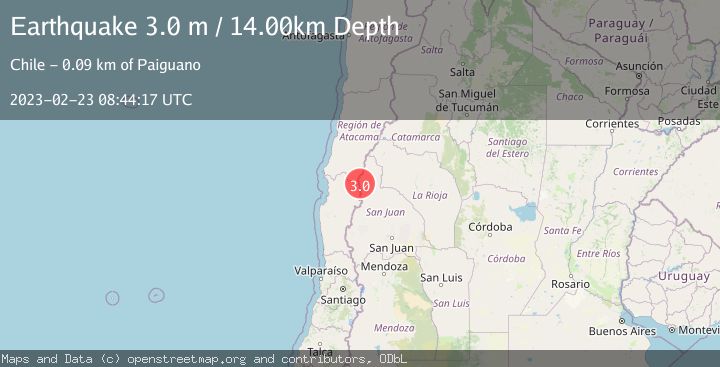 Map of SAN JUAN, ARGENTINA