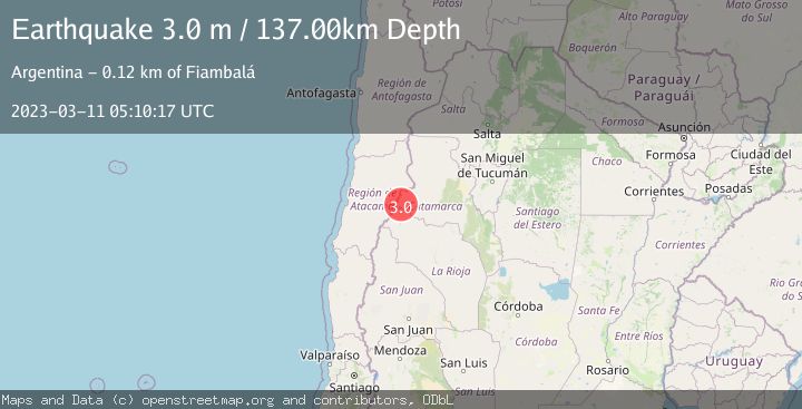 Map of CATAMARCA, ARGENTINA