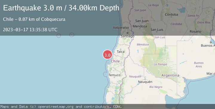 Map of OFFSHORE BIO-BIO, CHILE