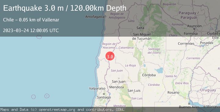 Map of ATACAMA, CHILE