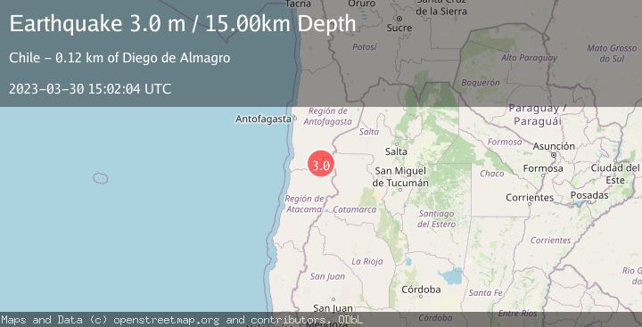 Map of ATACAMA, CHILE