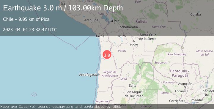 Map of TARAPACA, CHILE