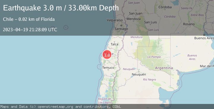 Map of BIO-BIO, CHILE