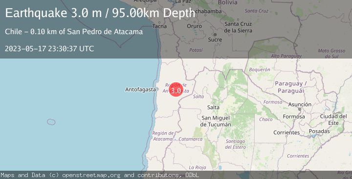 Map of ANTOFAGASTA, CHILE