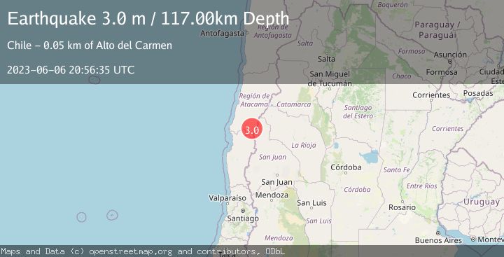 Map of ATACAMA, CHILE