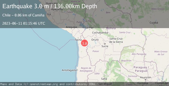 Map of TARAPACA, CHILE