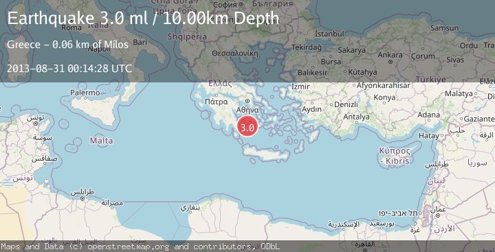 Map of SOUTHERN GREECE