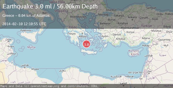 Map of SOUTHERN GREECE