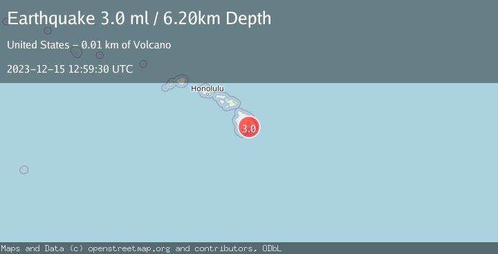 Map of ISLAND OF HAWAII, HAWAII