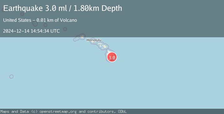 Map of ISLAND OF HAWAII, HAWAII