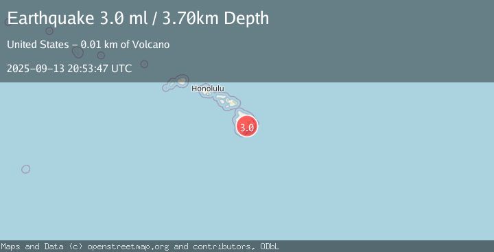 Map of ISLAND OF HAWAII, HAWAII
