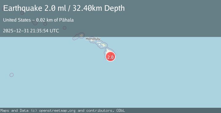 Map of ISLAND OF HAWAII, HAWAII
