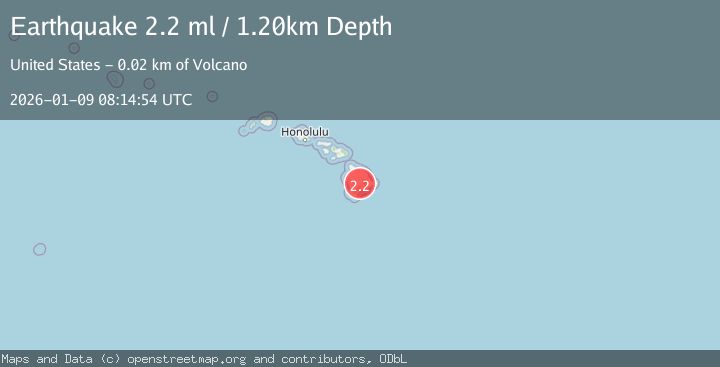 Map of ISLAND OF HAWAII, HAWAII