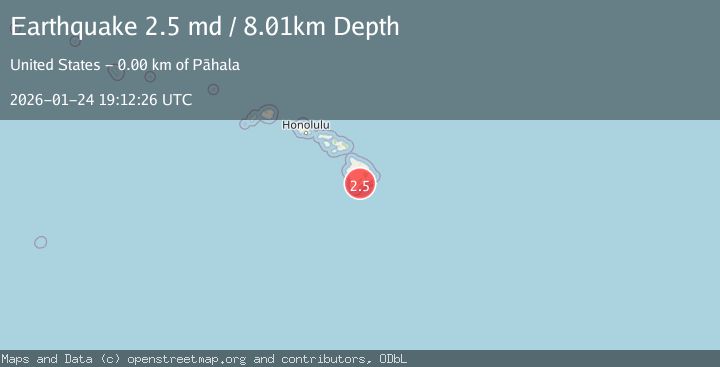 Map of ISLAND OF HAWAII, HAWAII