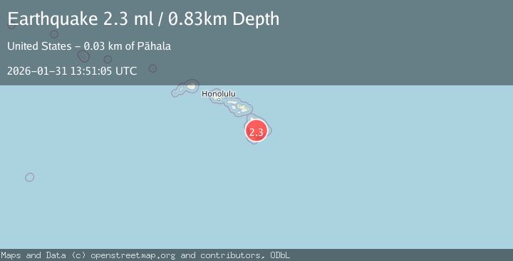 Map of ISLAND OF HAWAII, HAWAII