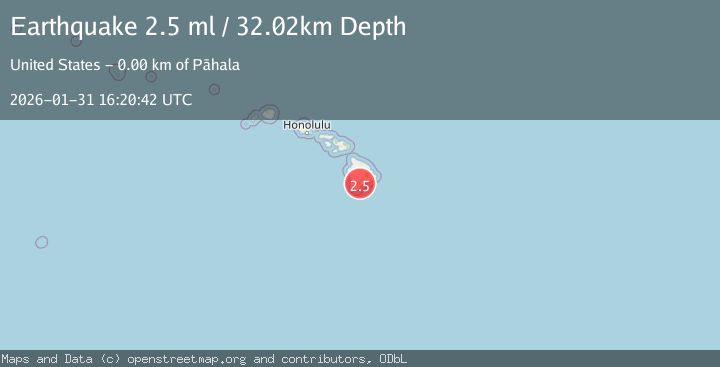 Map of ISLAND OF HAWAII, HAWAII
