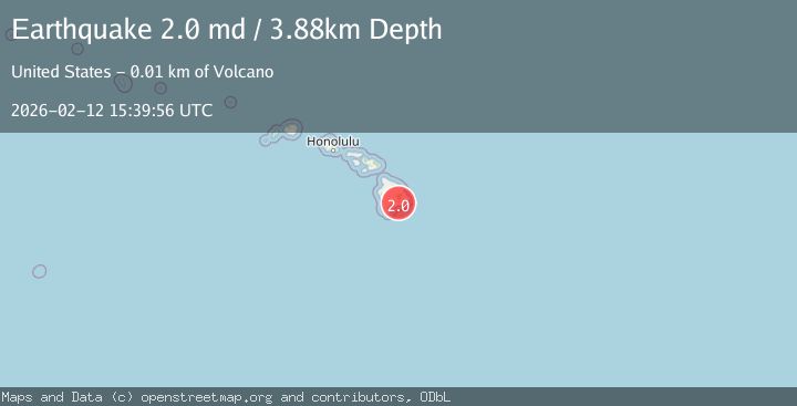 Map of ISLAND OF HAWAII, HAWAII