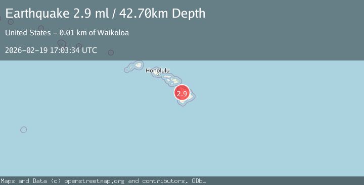 Map of ISLAND OF HAWAII, HAWAII