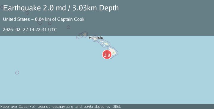 Map of HAWAII REGION, HAWAII