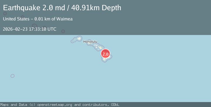 Map of ISLAND OF HAWAII, HAWAII
