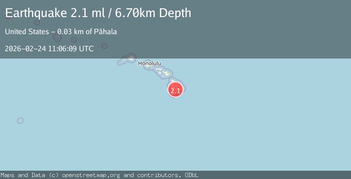 Map of ISLAND OF HAWAII, HAWAII